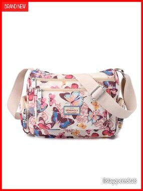 Nylon Crossbody Shoulder Bag Lightweight Waterproof Messenger Purse Travel